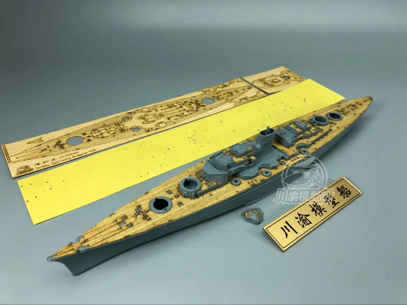 CY700044 1/700 немецкий боевой корабль Bismarck 1941 деревянная колода для Flyhawk FH1132S