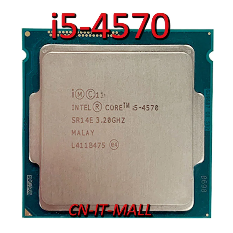 

Intel Xeon i5-4570 CPU 3.2GHz 6MB Cache 4 Cores 4 Threads LGA1150 Processor