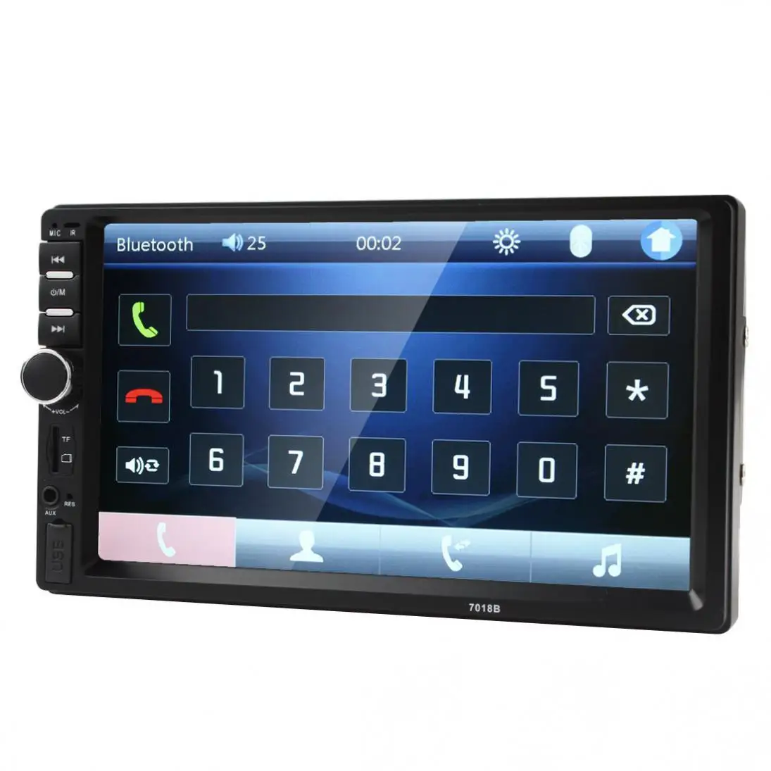 Car 7018B 2DIN 7 Inch Bluetooth Audio In Dash Touch Screen Stereo MP3 MP5 Player USB New | Автомобили и мотоциклы