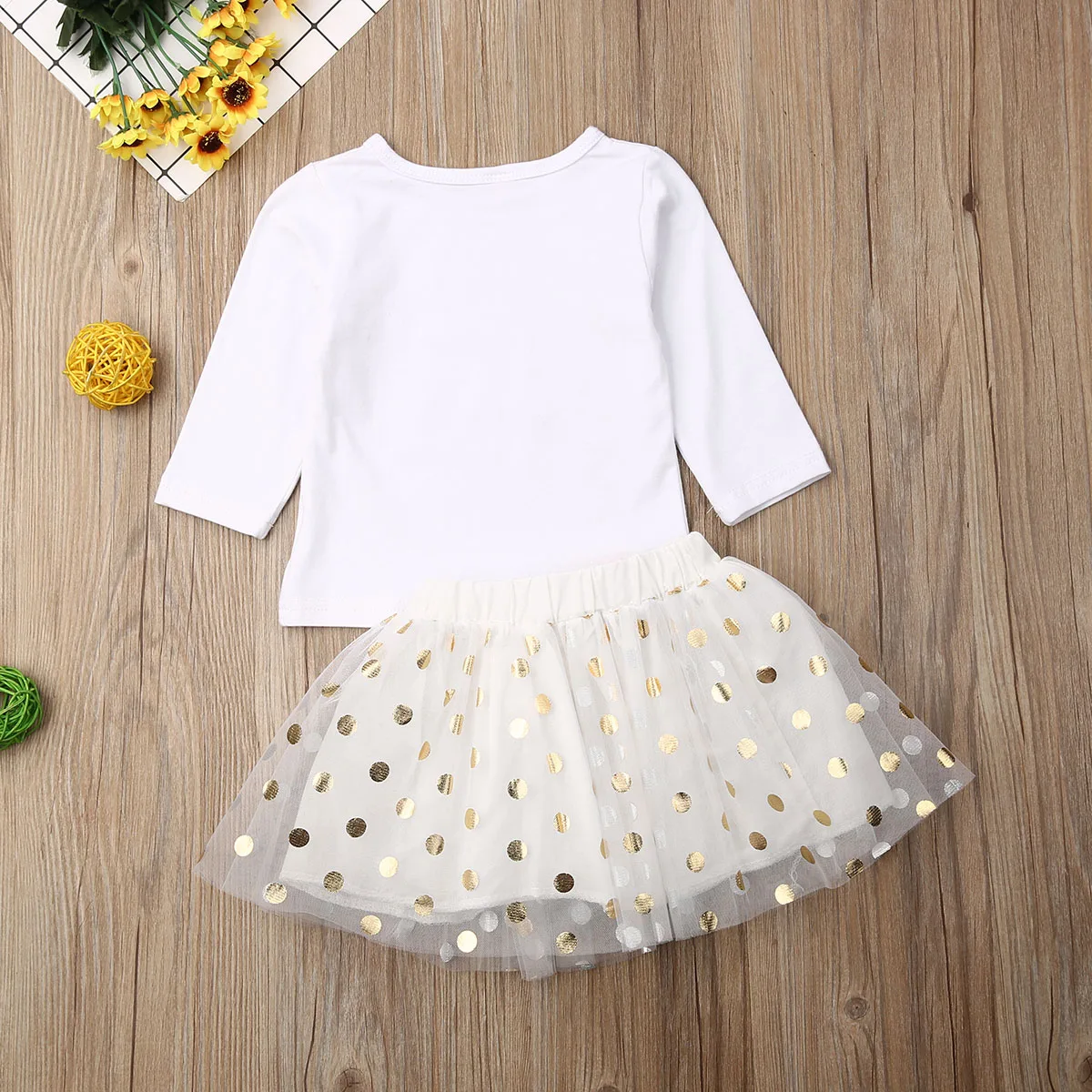 Детский костюм принцессы топ и юбка-пачка в горошек с бантом весна-осень 2019 | Мать