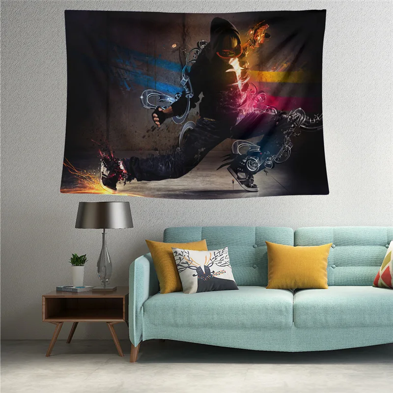 Веселый жаркий скандинавский персональный принт гобелен с пейзажем современный