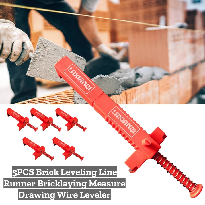 

1-5PCS Wire Drawer Bricklaying Tool Fixer For Building Fixer Construction Fixture Brickwork Leveler Bricklayer Construction Tool