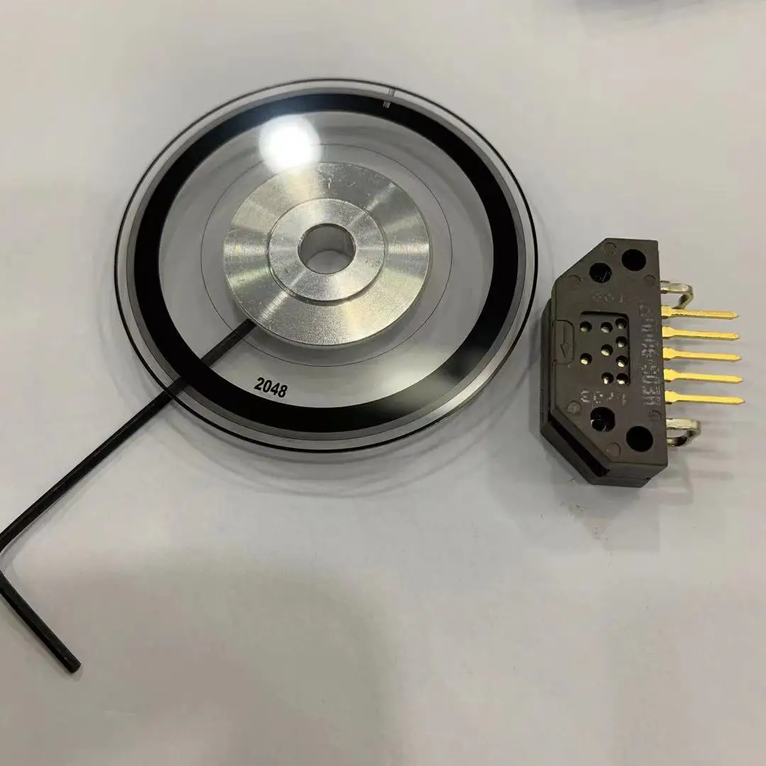 

Encoder Disc disk and sensor HEDS-9040#t00 2000CPRABZ/ABI 3channel Grating Counting outside diameter50.6mm