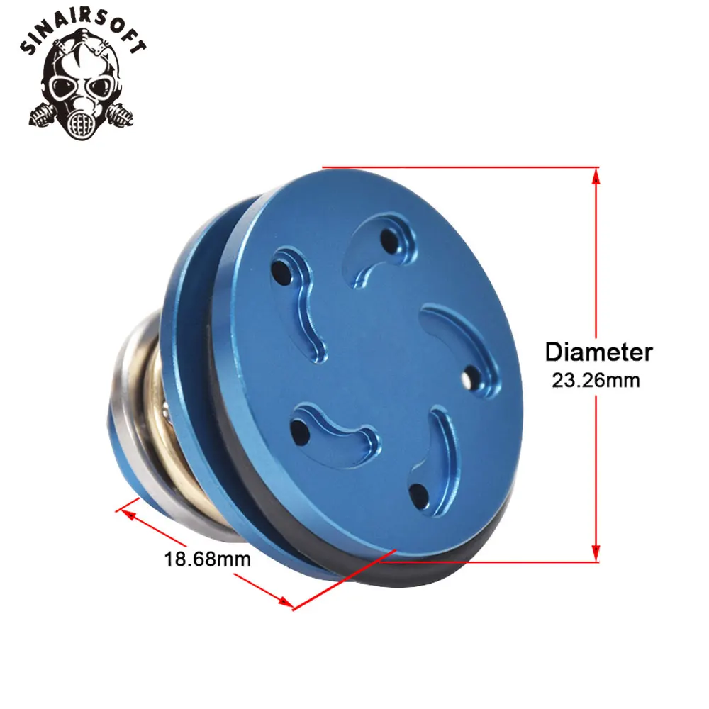 Шарикоподшипник для страйкбола алюминиевая головка поршня Whirlwind с 5 отверстиями