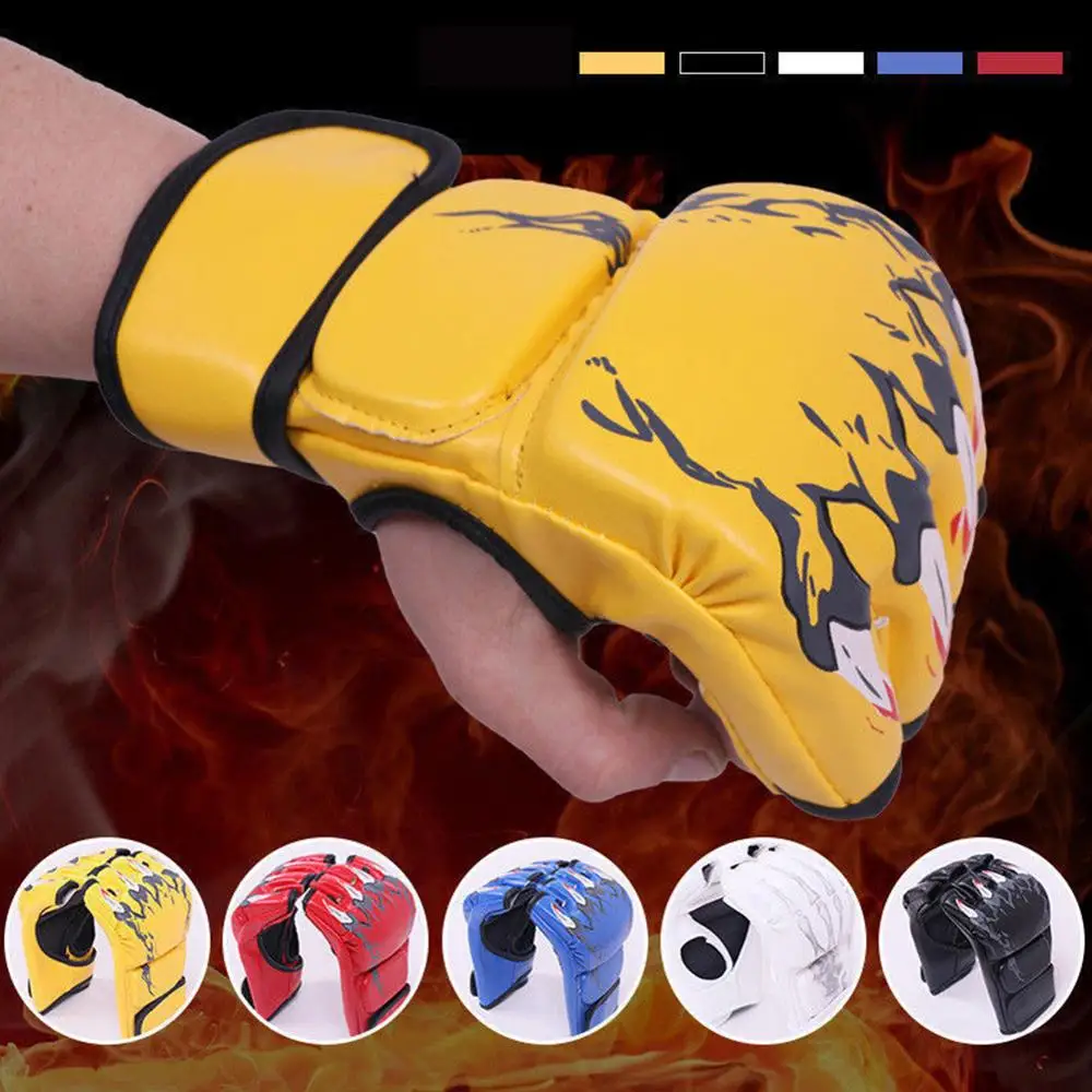 Боевые перчатки Sanda борьба таэквондо тренировочные боксерские MMA перчатки