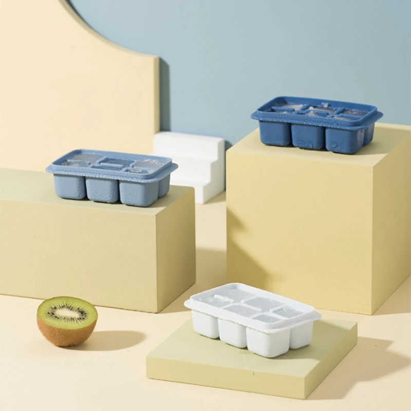 

House New iems House items DIY Ice Cube Quick Freezer Home Ice Box Ice Cube Mold Set With Lid Household Ice Trays AND SO ON