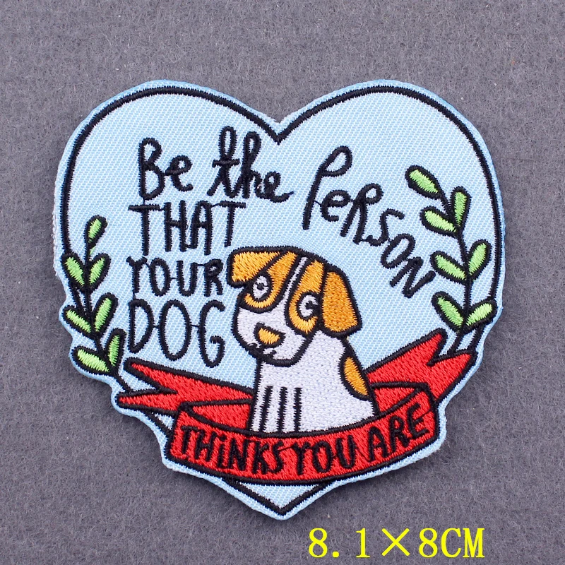 Забавные аксессуары для одежды термоклейкие нашивки мультяшный Кот панда