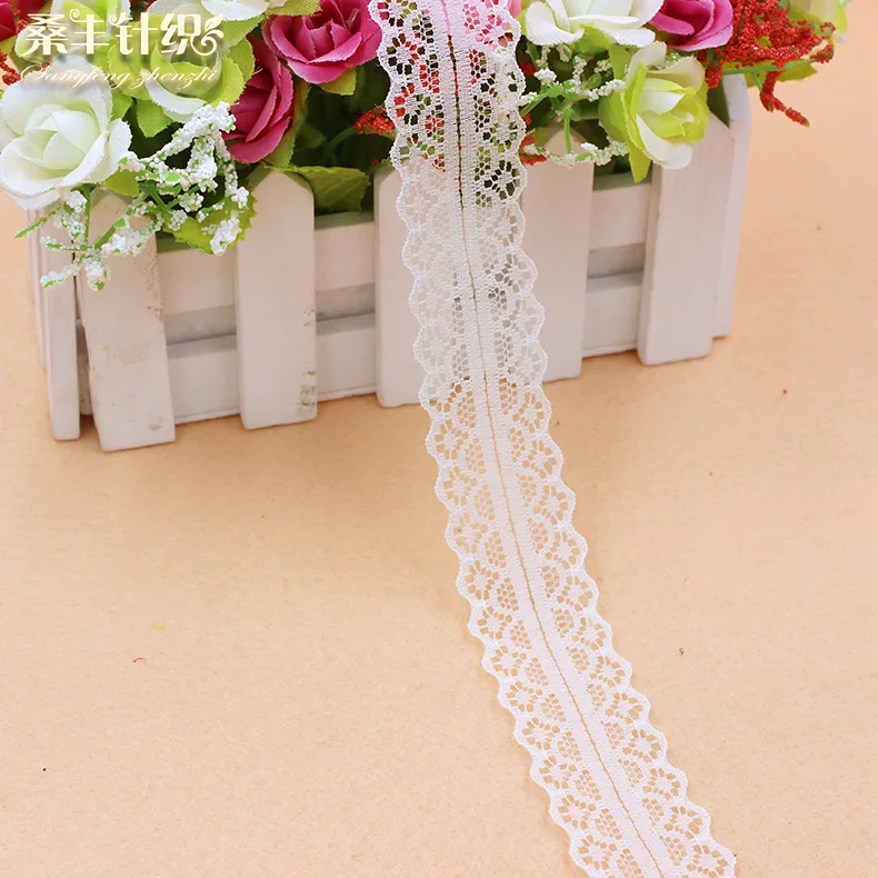 Рукоделие 30 мм 10 ярдов/Лот кружевная отделка ткань сделай сам вышитая сетка белая