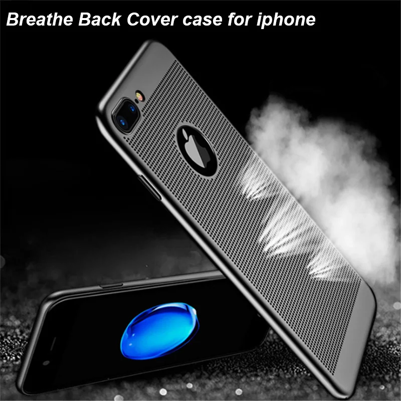 Ультратонкий охлаждающий чехол для iPhone 7 8 X XS XR твердые чехлы из поликарбоната с