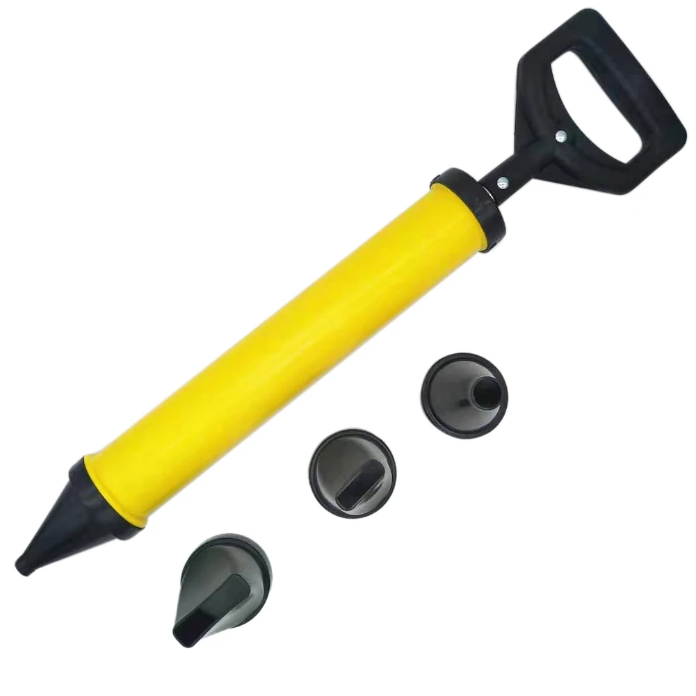 

4 Nozzle Detachable Stainless Steel Caulking Lime Brick Grouting Sprayer Applicator Tool Manual Mortar Pointing Filling Cement