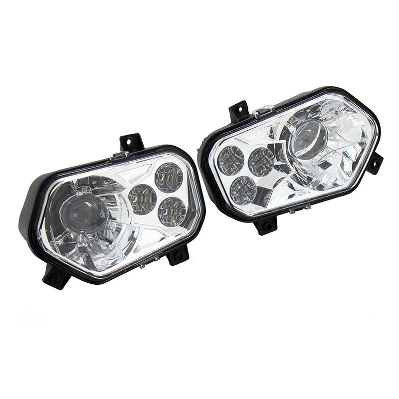 Pair ATV UTV Light Accessories Projector Headlight Polaris Ranger / Sportsman LED Kit for Side X Sides | Автомобили и мотоциклы