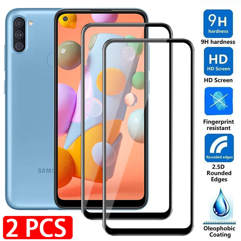 2 предмета в комплекте Полный экран протектор Закаленное Защитное стекло для Samsung