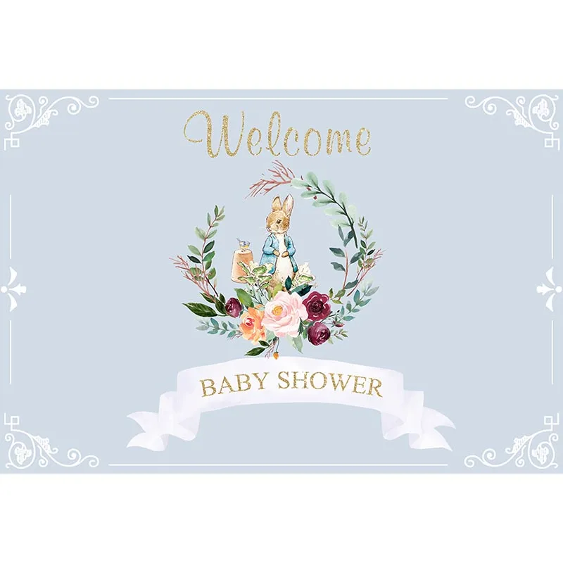 

Mocsicka фон для фотосъемки новорожденных с изображением кролика для студийной фотосъемки из виниловой ткани 767