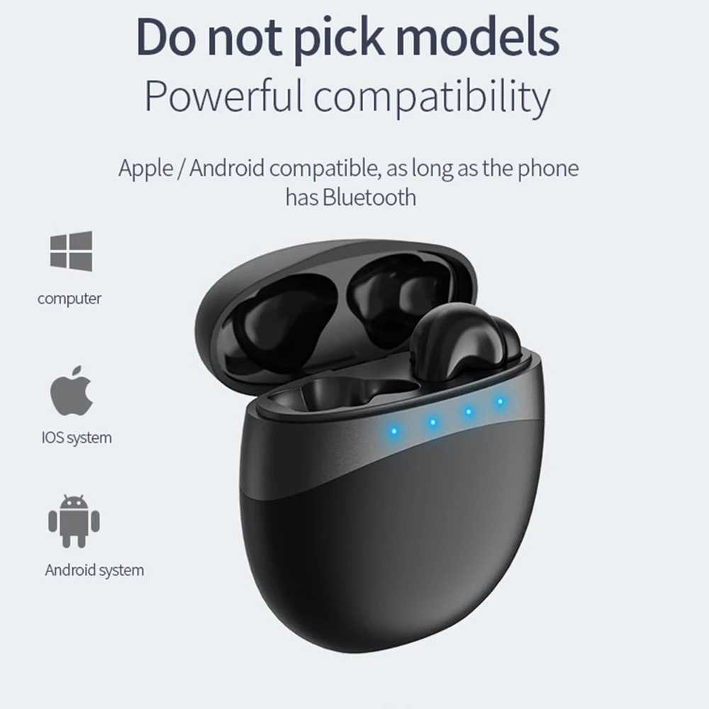 Беспроводные Bluetooth-наушники M19 TWS гарнитура Bluetooth 5 0 8D стерео бас сенсорное