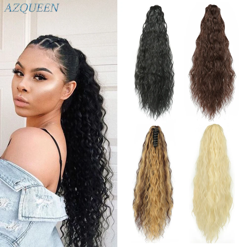 Синтетический Для женщин коготь на хвост волосы заколках для наращивания