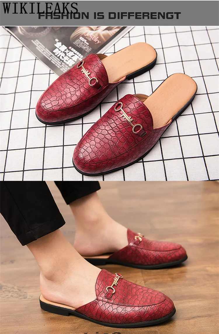 Кожаные тапочки; Мужская обувь; пляжные сандалии для мужчин; zapatos de los hombres zapatillas; дизайнерские шлёпанцы; модная пляжная обувь; шлепанцы