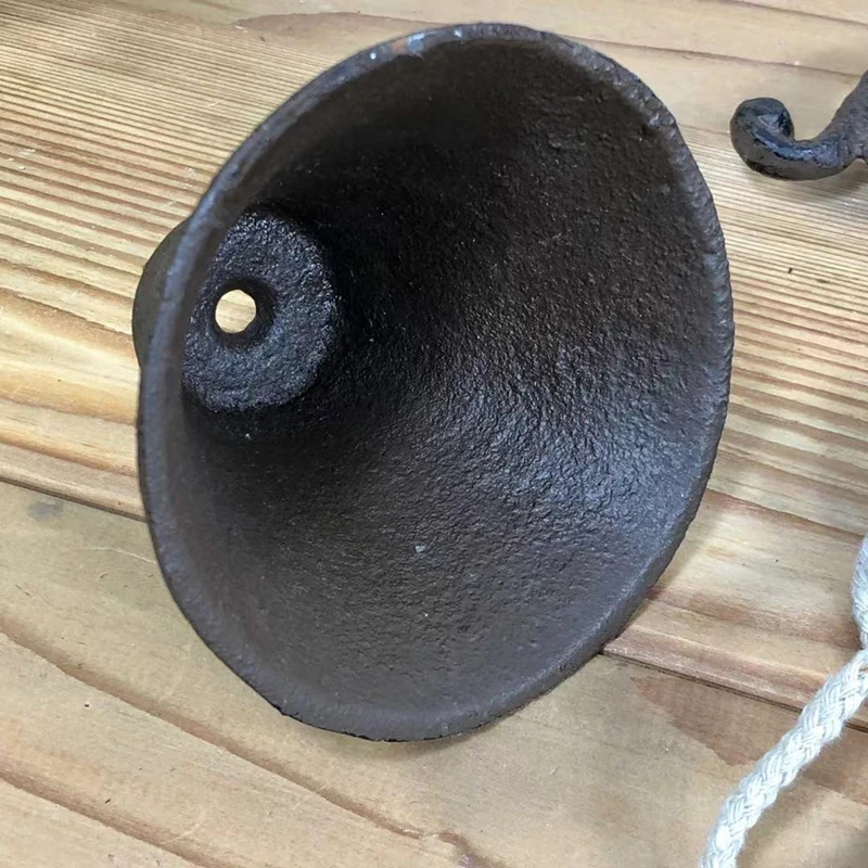 Европейский классический чугунный колокольчик садовый настенный дверной звонок