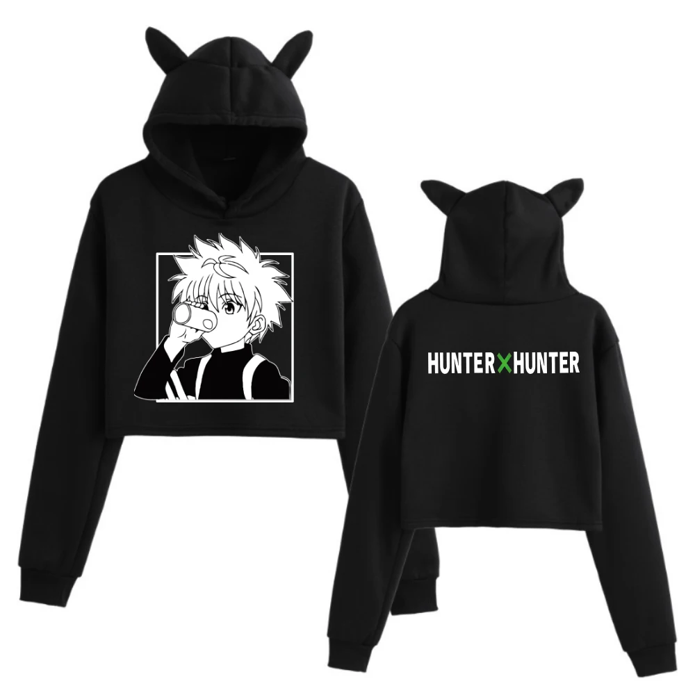 

Anime AHunter X Hunter Hoodie Fashion Pullovers Tops Long Sleeves Cute Loose Woman Sweatshirt