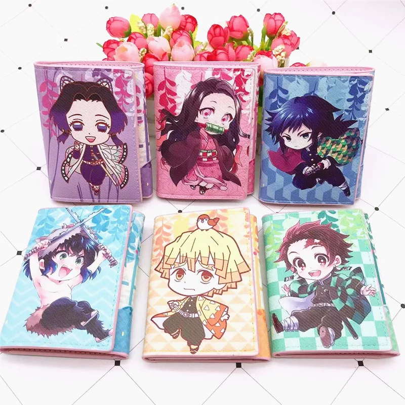 Кошелек-тройник из аниме клипса с отделениями для карт | Багаж и сумки