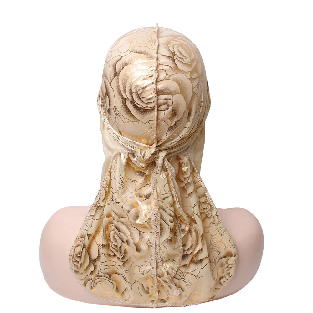 Мужские и женские разноцветные банданы из полиэстера Durag с длинным хвостом