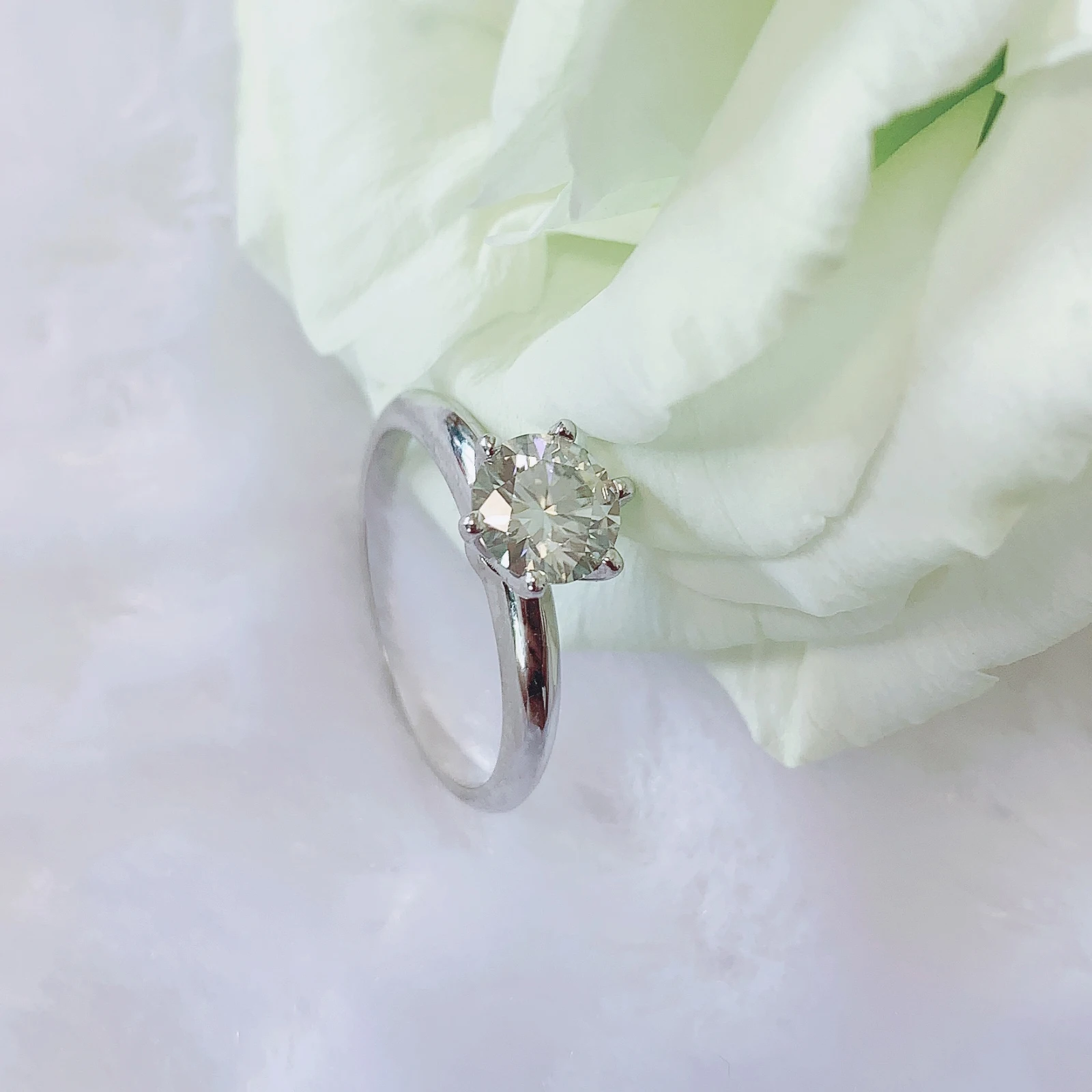 Кольцо из стерлингового серебра 925 пробы, 1ct 2ct 3ct, классический стиль, ювелирные изделия с бриллиантами, Муассанит, кольцо на свадьбу, вечеринку, годовщину, кольцо для женщин