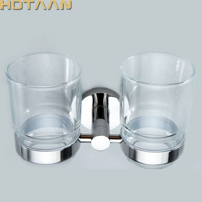 

Chrome Plate Solid Brass Tumbler Holder Cup & Tumbler Holders Copper Toothbrush Holder Bathroom Accessories Banheiro YT-10108