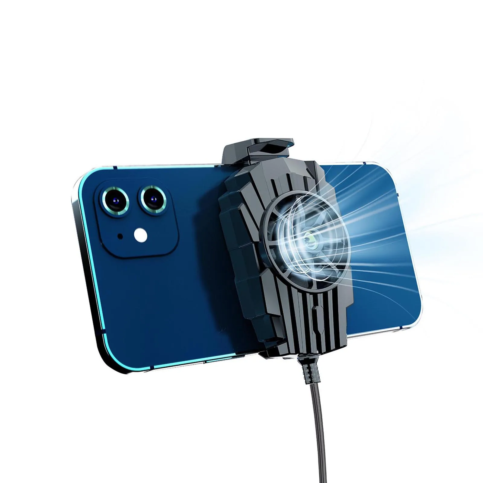 

Cell Phone Cooler Radiator for Playing Games Watching Videos Cooler Controller