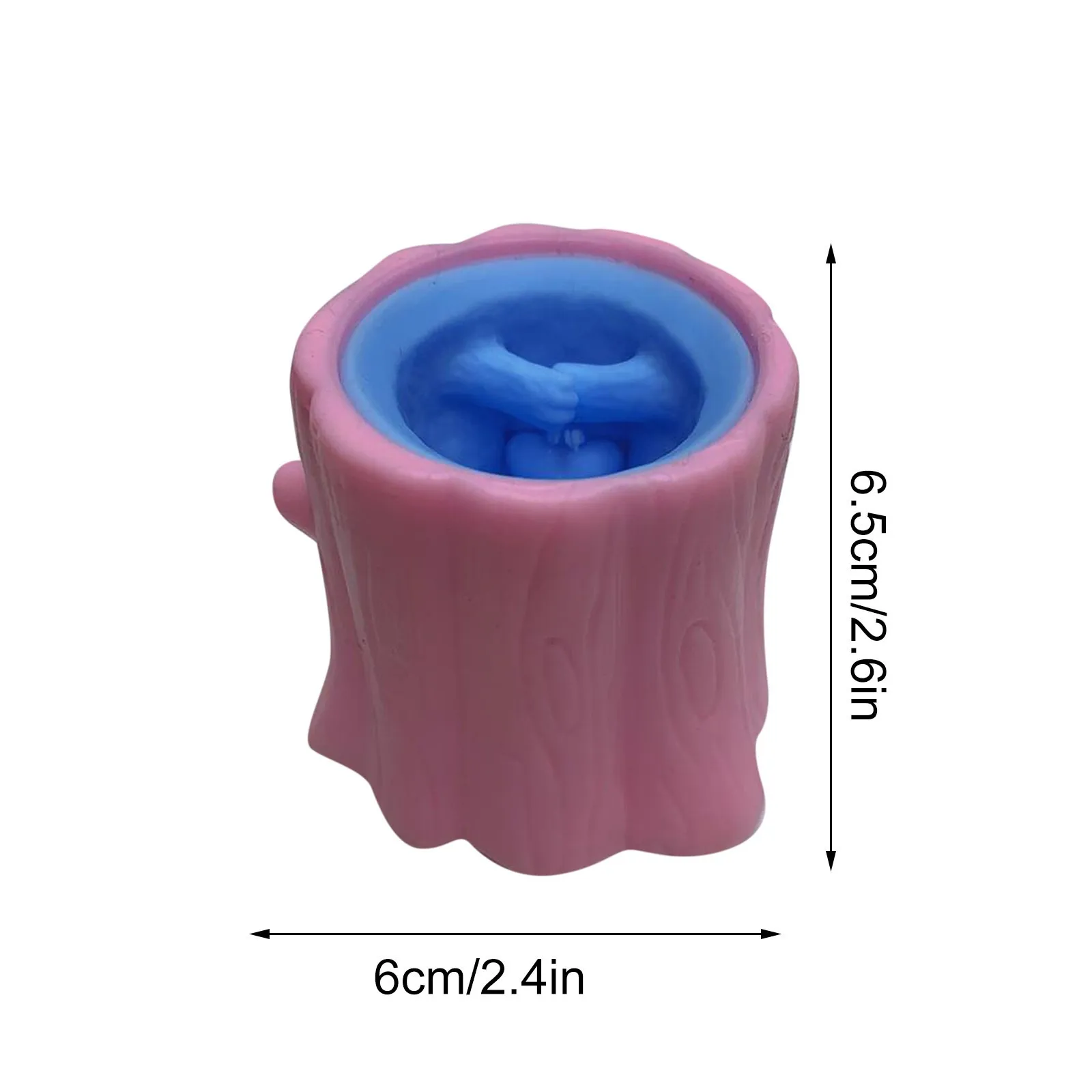 

Funny Squeeze Toys Tree Stump Evil Squirrel Cup Decompression Telescopic Head Spoof Toy Stress Relief Finger Toy For Kids Adults