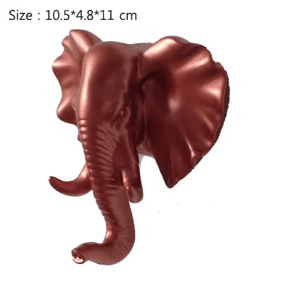 Elephant-Rose Gold Strongwell, скандинавские крючки в виде животных, американский подвесной крючок, держатель, вешалки для ключей, крепкие бесшовные крючки для украшения дома - Цвет: Elephant-Rose Gold