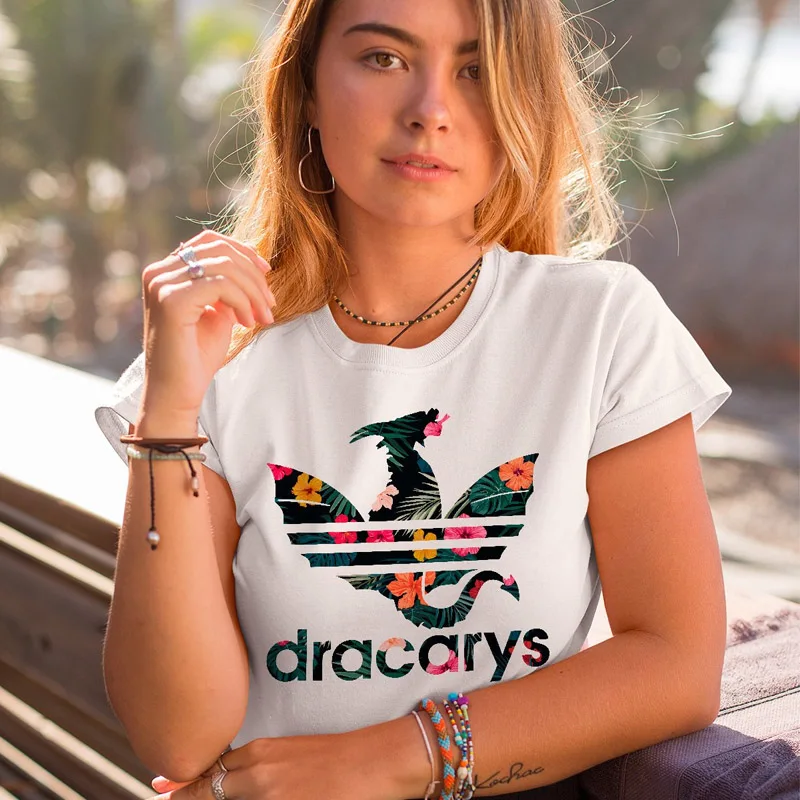 14 Dracarys футболка мать драконов Игра престолов Khaleesi рубашка 4XL 5XL Дракон трендовая женская футболка GOT Fans Mon подарок футболка - Цвет: 14