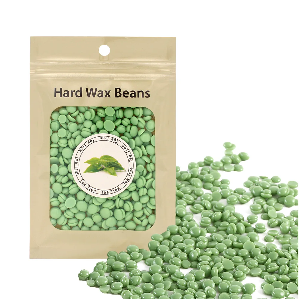 25 г жесткая восковая бобы горячая пленка бусина удаление волос бикини восковые