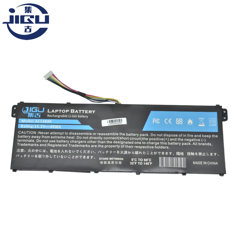 Аккумулятор JIGU для ноутбуков ACER AP14B8K Aspire V13 R13 Chromebook 11 C730 C910 C810 путешествий