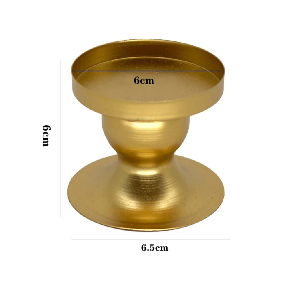 

Metal Candle Holder Simple Wedding Decoration Accessories Chic Wedding Table Decor Modern Home Decoration Candlestick