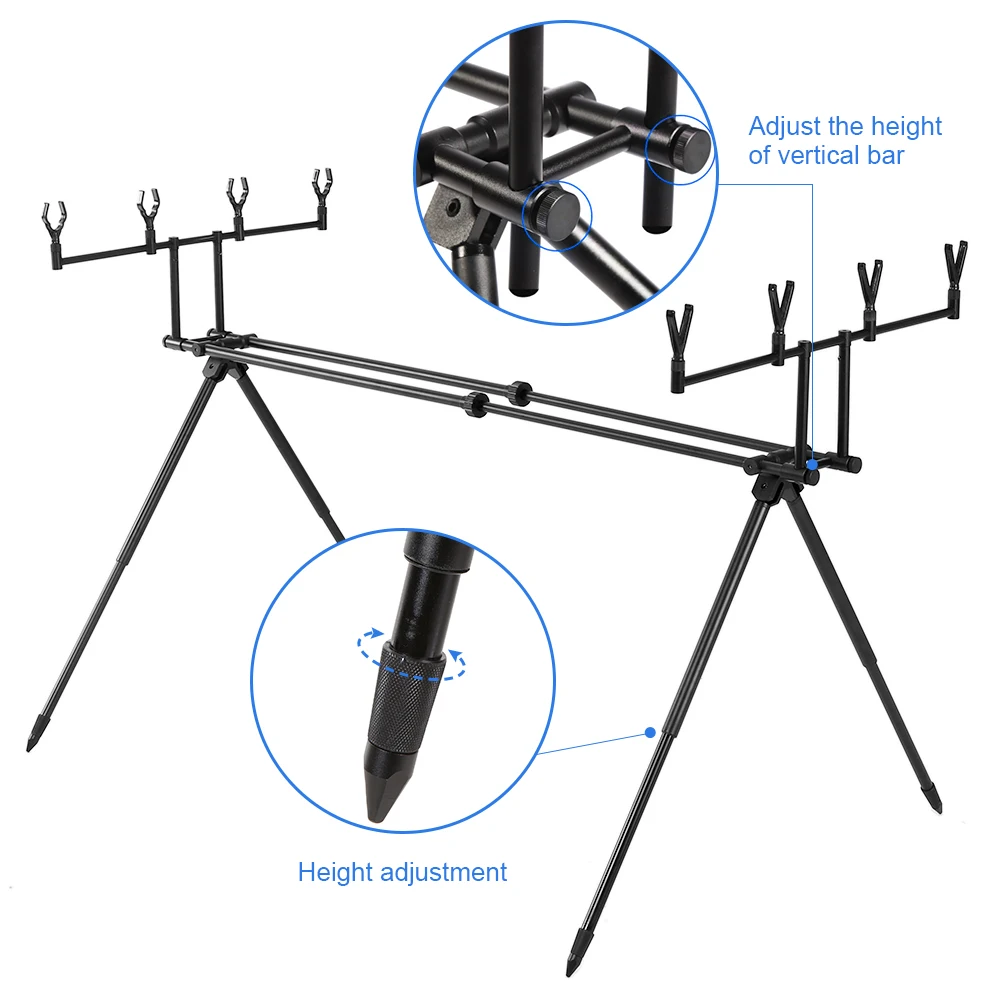 Съемная подставка для удочки держатель складной выдвижной карпа кронштейн