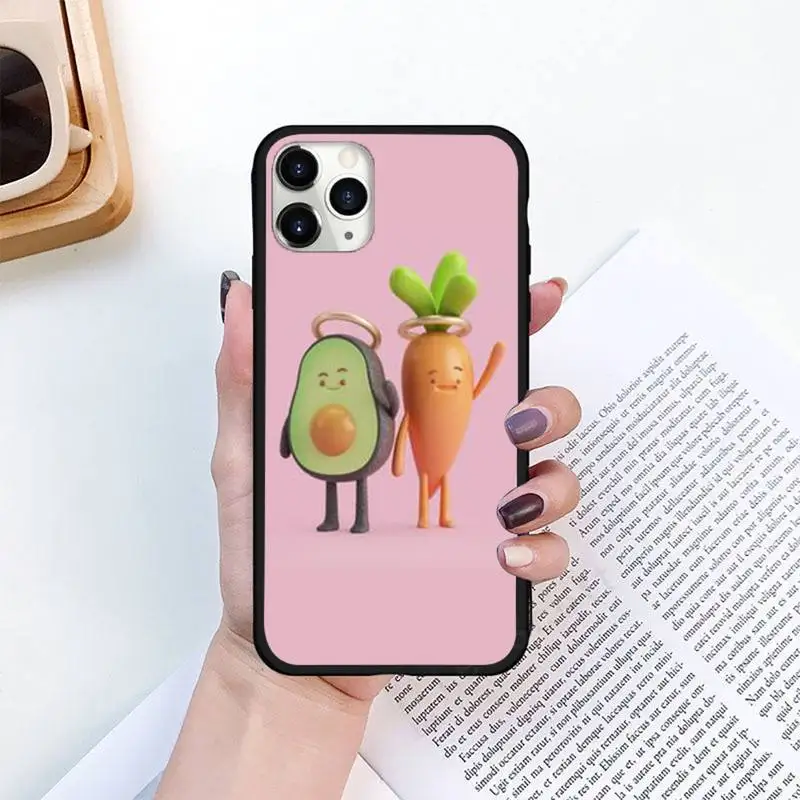 

Avocado Phone Case for iPhone 11 12 pro XS MAX 8 7 6 6S Plus X 5S SE 2020 XR mini
