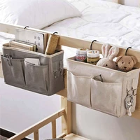 portable baby care essentials hanging organizers bedside storage bag baby crib organizer diaper bag linen baby bed accessories
