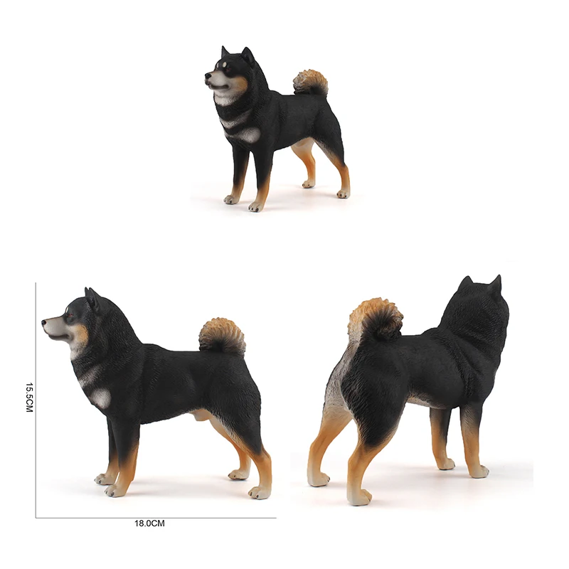 Моделирующее животное большая модель собаки Шиба-ину игрушка для домашних
