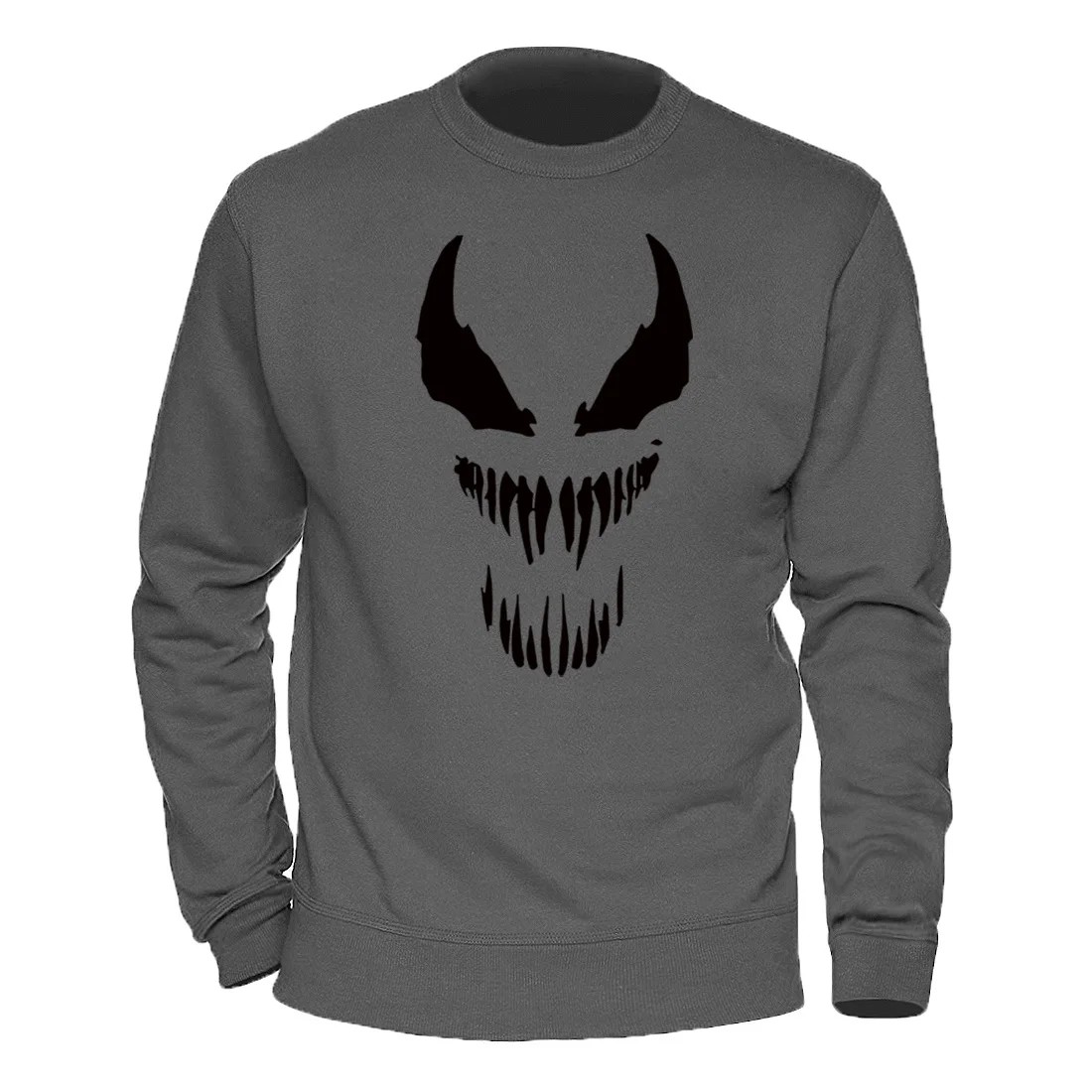 dark gray 1 Новинка, мужская толстовка с длинным рукавом с принтом Venom, толстовка Marvel, мужская повседневная брендовая одежда, толстовка с капюшоном, уличная одежда, куртка - Цвет: dark gray 1