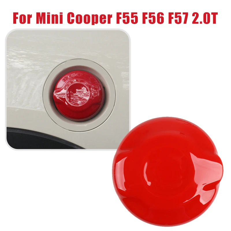 TOP -Fuel Tank Filler Protection Cover Gas Cap Trim Decor for Mini Cooper F55 F56 F57 2.0T Accessories Red | Автомобили и
