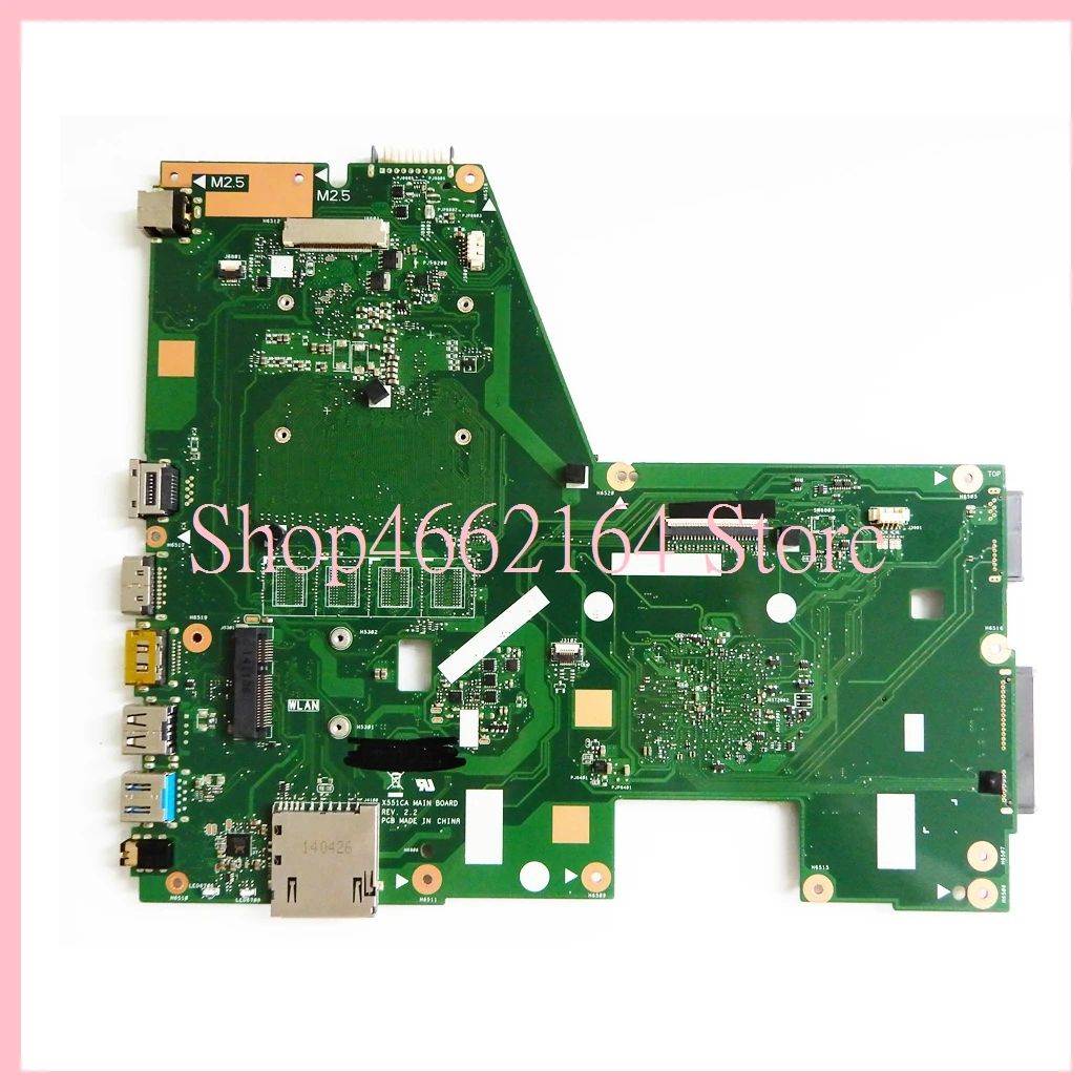 Материнская плата X551CA для ноутбука с процессором 1007 модель REV 2 ASUS X551C X551