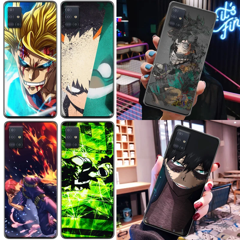 

My Hero Academia Todoroki Shouto Tomura Boku Dabi Shigaraki Bakugou Katsuki Phone Case For Samsung Galaxy A51 5G 4G Cases Funda