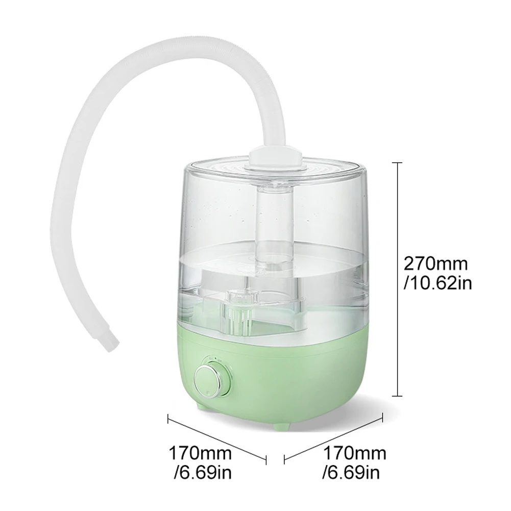 

4L Herps Mist Fogger With Tube Amphibians Snake Ultra Silent Reptile Humidifier Large Capacity Pet Supplies Vivarium Small