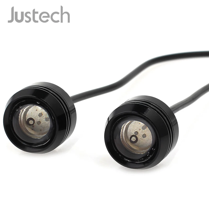 Светодиодсветильник дневные ходовые огни Justech 2 шт. 12 В для проектора мотоцикла