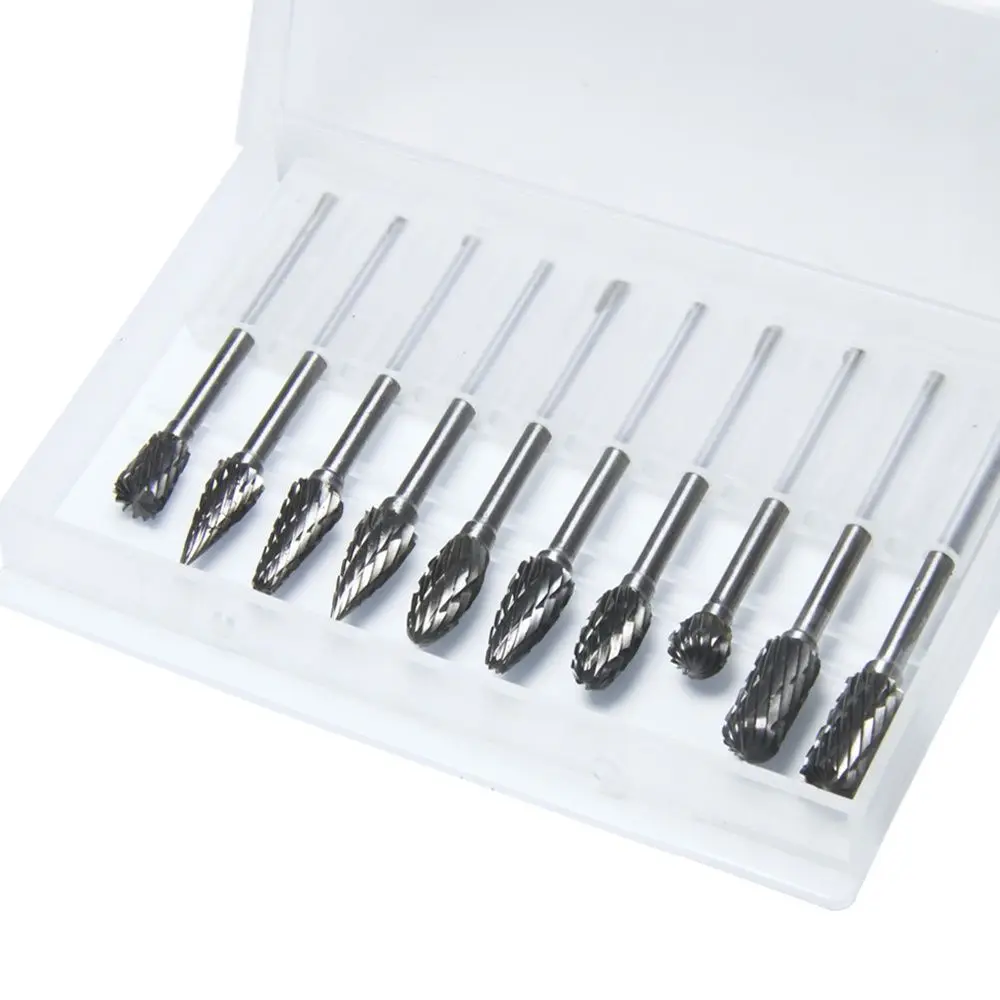 Набор фрез из карбида вольфрама комплект насадок для гравировки и резьбы