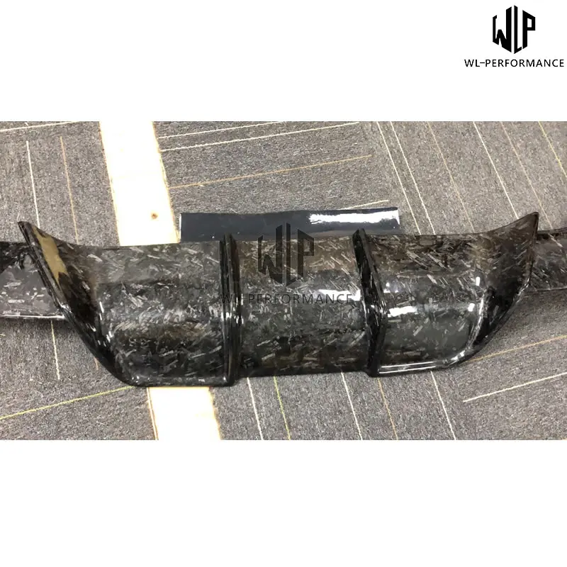 F06 M6 высокое качество углеродного волокна заднего бампера Диффузор губ для BMW 6