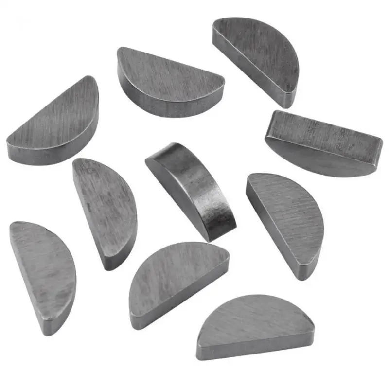 

80pcs Stainless Steel Key Assortment Set Metric Half Moon Shaft Drive Fasteners Mechanical Industry Different Sizes