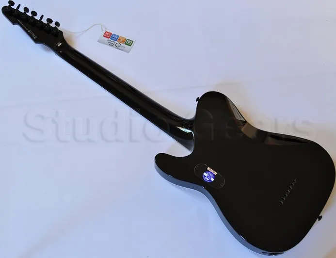 SCT-607B Stephen плотник подписанный 7 струн черный Tele копия электрической гитары