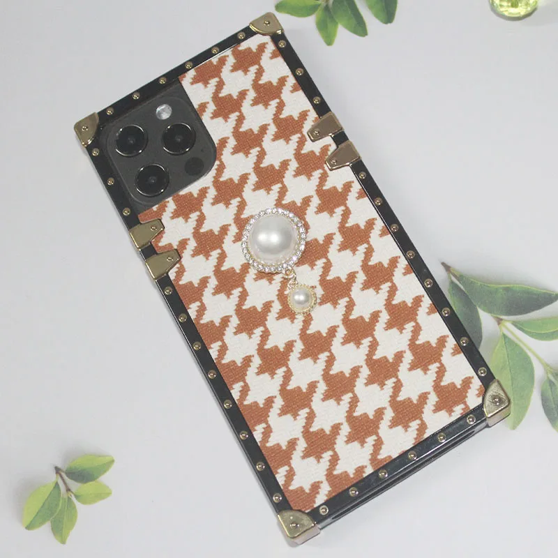 

PU Leather Case for iPhone 11 Fashion Vintage Lattice Case For iPhone 12 Pro Max case iPhone 12 Mini X XS XR