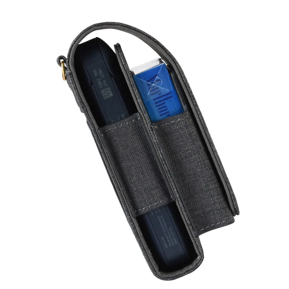 Флип чехол из искусственной кожи для IQOS универсальный 2 4 Plus черный синий