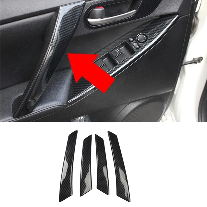 

Внутренняя дверная ручка подлокотника из углеродного волокна для Mazda 3 Sedan /Axela BL 2009 -2013